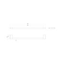 Ver imagem 2 de Porta Toalha Barra 50cm Deca You Dark Antracite - 2040.gf104.050.mt
