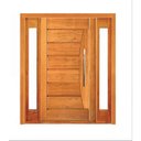 Ver imagem 1 de Porta Pivotante Pavuna com Visor Lateral Duplo - Madeira Maciça - Angelim:2,17m X 2,00m