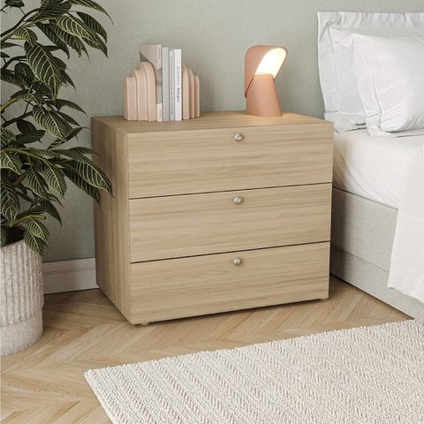 Gaveteiro 3 Gavetas 70x60cm  Frame CabeCasa MadeiraOriginals