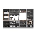 Ver imagem 3 de Armário de Cozinha Modulada Completa Fidelitá Nara 100% MDF 6 Peças 350cm 18 Portas 2 Gavetas sem