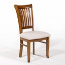 Ver imagem 2 de Kit 6 Cadeiras de Jantar em Madeira Anthurium Estofada Linho Bege L82 Rmi