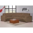 Ver imagem 1 de Capa para Sofá de Canto 5 e 6 Lugares - Caqui