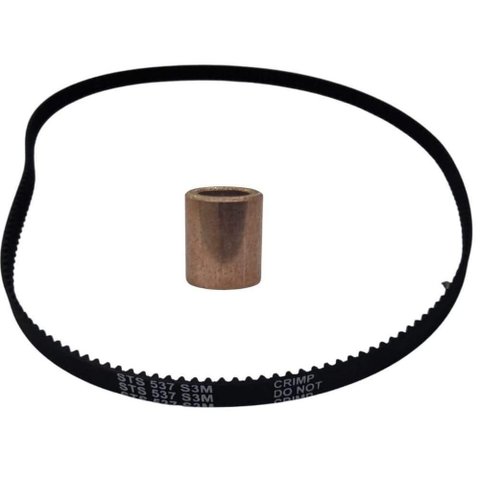 Kit 1 Bucha Dourada e 1 Correia de Panificadora 537mm