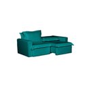 Ver imagem 2 de Sofá Cama Paris Retrátil e Reclinável em Linho Sofatec Verde
