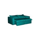 Ver imagem 6 de Sofá Cama Paris Retrátil e Reclinável em Linho Sofatec Verde