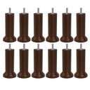 Ver imagem 1 de 12 Pés Cama Box e Cabeceira Universal Castor Gazin Ortobom Pe de 13cm Tabaco