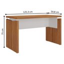 Ver imagem 2 de Mesa para Escritório Canadá Freijó Branco
