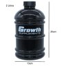 Garrafa Galao de Agua Preto 2 Litros Academia Treino Growth - 5