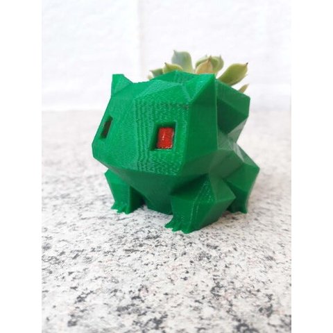 Vaso Suculenta - Bullbassauro - Impresso em 3D