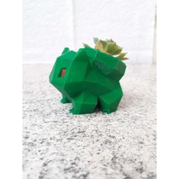Vaso Suculenta - Bullbassauro - Impresso em 3D - 2