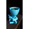 Vaso Decorativo - Robert Plant - Tocando Guitarra - Impresso em 3D - 1