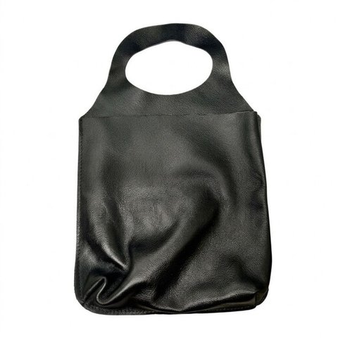 Lixeira para Carro Couro Luxo Preta Porta Lixo Universal Organizador Automotivo
