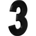 Ver imagem 1 de Número 3 Residencial Preto 14cm De Altura