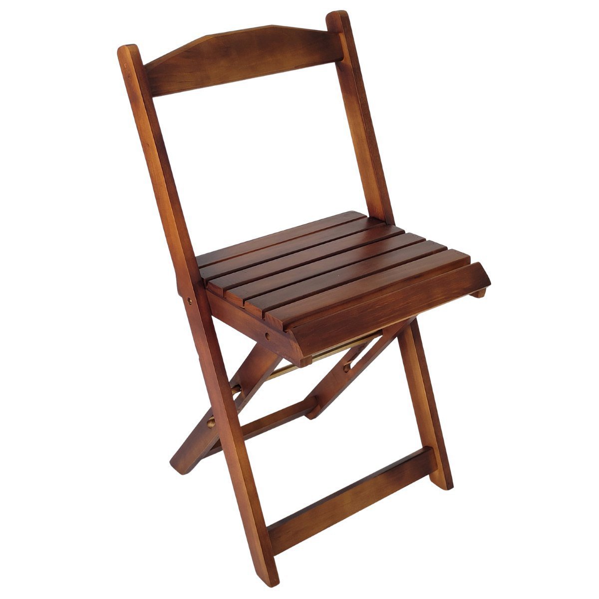 Cadeira Dobrável Retrátil De Madeira Imbuia - 3