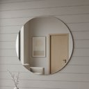 Ver imagem 4 de Espelho Multiuso Lapidado Redondo 50cm Diam. Fita Dupla Face - Fita Dupla Face