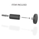 Ver imagem 6 de Espelho Decorativo Adnet Preto Alça Corino Rajado 30 cm Redondo Preto/Rajado, 30 cm