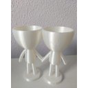 Ver imagem 1 de Vaso Decorativo - Robert Plant - Gêmeos - Impresso em 3D