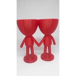 Vaso Decorativo - Robert Plant - Gêmeos - Impresso em 3D - 1