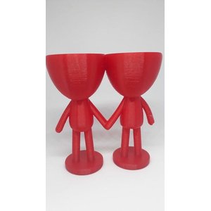 Vaso Decorativo - Robert Plant - Gêmeos - Impresso em 3D