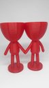 Ver imagem 1 de Vaso Decorativo - Robert Plant - Gêmeos - Impresso em 3D