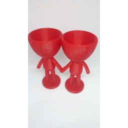Vaso Decorativo - Robert Plant - Gêmeos - Impresso em 3D - 2