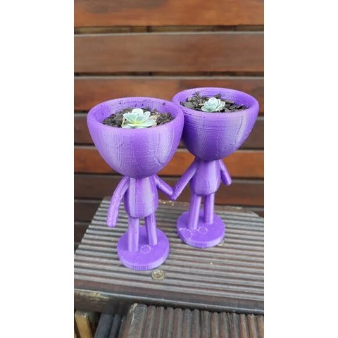 Vaso Decorativo - Robert Plant - Gêmeos - Impresso em 3D