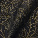 Ver imagem 7 de Papel de Parede Estampado Folhagem Preto e Dourado+ Cola Inclusa- Vinilico Lavável