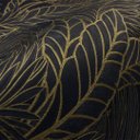 Ver mais imagens de Papel de Parede Estampado Folhagem Preto e Dourado+ Cola Inclusa- Vinilico Lavável