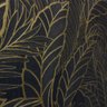Papel de Parede Estampado Folhagem Preto e Dourado+ Cola Inclusa- Vinilico Lavável - 3