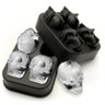 Kit com 2 duas formas de gelo caveira 3d para drink whisky refrigerante suco vodka gin top hallowen - 8