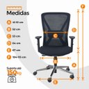 Ver imagem 5 de Cadeira Presidente Oficial Comfort Work - 3 - Work sem Apoio