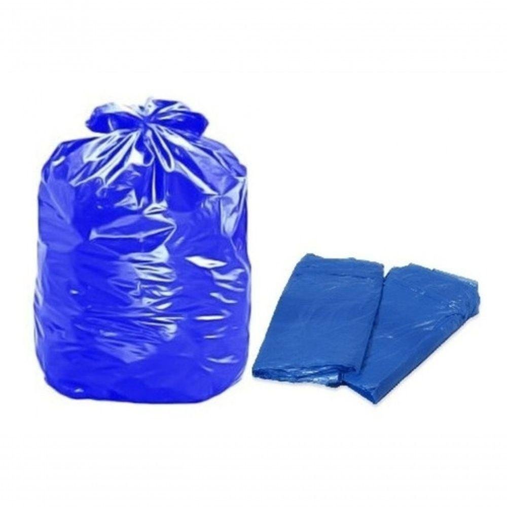 Saco de Lixo 100 Litros Resistente 100 Unidades Azul - 2