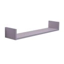 Ver imagem 2 de Prateleira U 80 x 15cm Cinza Claro Suporte Invisível