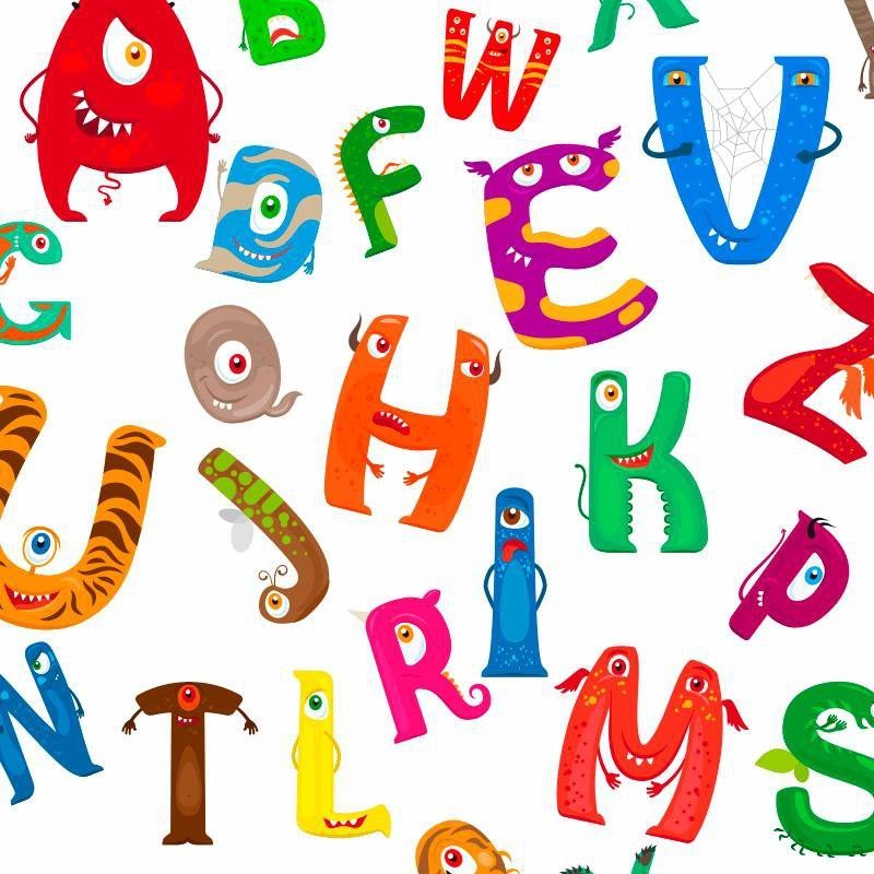 Papel de Parede Infantil Alfabeto Escolar N3933 - 10m - 2