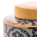 Ver imagem 6 de Potiche Decorativo Porcelana Azul/Branco 18X18Cm