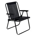 Ver imagem 1 de Cadeira Praia Mor Alta Preta