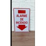Placa de Sinalização Alarme de Incendio 20 X 30 Cm Vertical - 3