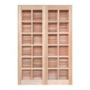 Ver imagem 2 de Porta Balcão de Abrir / Abrir de Madeira Padrão Cedro Reto Bat.14 Cm- 2.15 (a) X 1.00 (l)