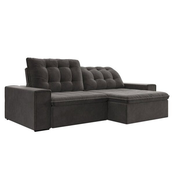 Sofá Fabone Denver 2,54 Retrátil e Reclinável 15236 MadeiraMadeira