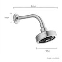 Ver imagem 4 de Chuveiro com Tubo de Parede 12,4cm e Entrada de Ar Cromado Deca Cod: 1990.c.std.are