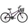 Bicicleta Aro 26 21 Marchas Feminino com Cesta Bella Cairu - 1