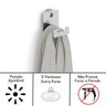 Gancho De Parede Inox Ventosa Toalha Cabide Banheiro Elg - 7