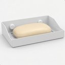 Ver imagem 5 de Porta Sabonete de Parede Banheiro com Adesivo Branco F.Df