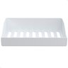 Porta Sabonete de Parede Banheiro com Adesivo Branco F.df - 1