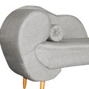 Ver imagem 2 de Recamier para Quarto Melissa Lado Direito Linho Cores Divã Melissa Bege