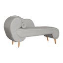 Ver imagem 3 de Recamier para Quarto Melissa Lado Direito Linho Cores Divã Melissa Bege