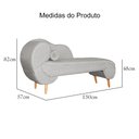 Ver imagem 5 de Recamier para Quarto Melissa Lado Direito Linho Cores Divã Melissa Bege