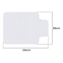 Ver imagem 4 de Tapete Protetor de Piso Transparente Cadeira de Rodinha Pvc