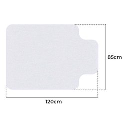 Tapete Protetor de Piso Transparente Cadeira de Rodinha Pvc - 4