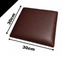 Ver imagem 3 de Kit 4 Assento Estofado Quadrado 30 Cm P/ Banquetas:marrom